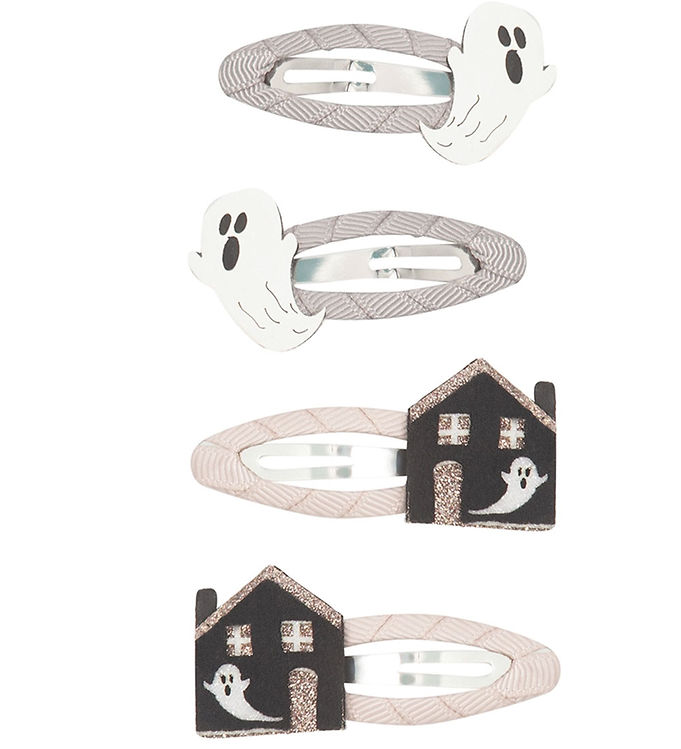 Mimi & Lula Hårspænder - 4 stk - 5,5 cm - Haunted House Hallowee