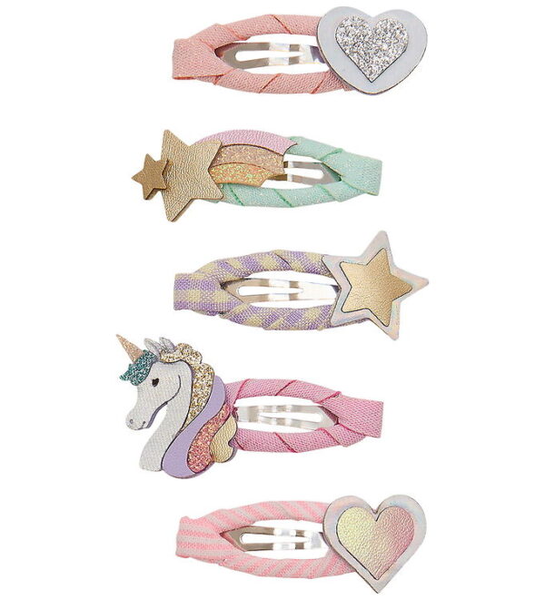 Mimi & Lula Hårspænder - 5-pak - 4 cm - Mini Dreamy My Little Un