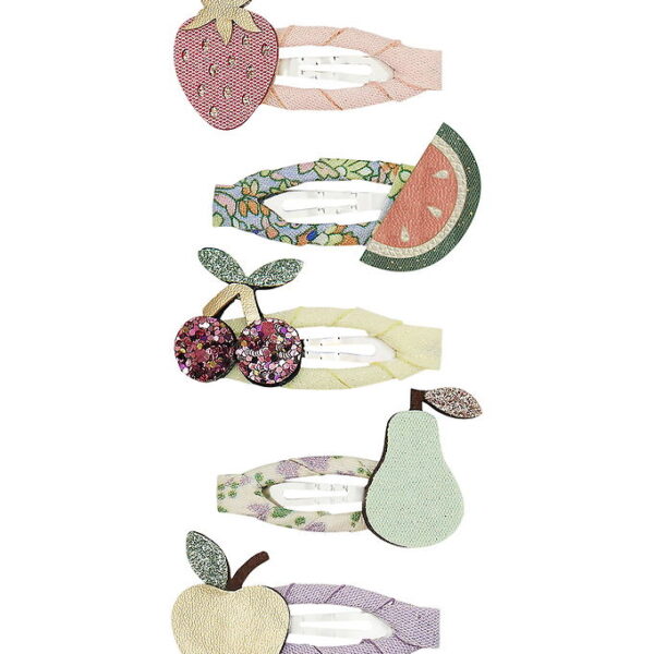 Mimi & Lula Hårspænder - 5-pak - 4 cm - Mini Fruit Salad