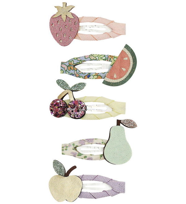 Mimi & Lula Hårspænder - 5-pak - 4 cm - Mini Fruit Salad