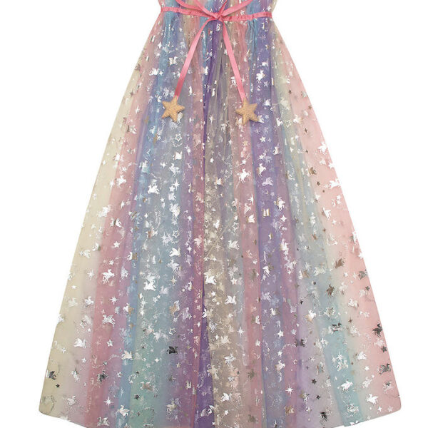 Mimi & Lula Kappe - Tyl - Ombre Unicorn