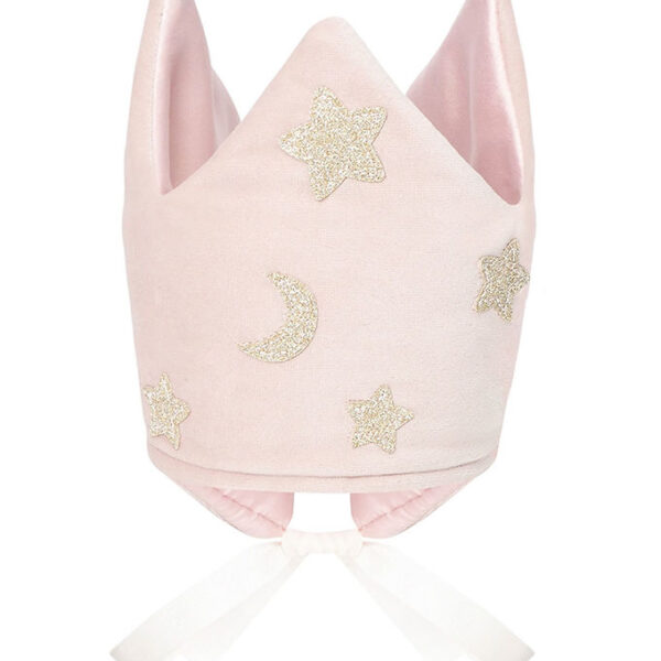Mimi & Lula Krone - Velvet Pink Stars and Moon