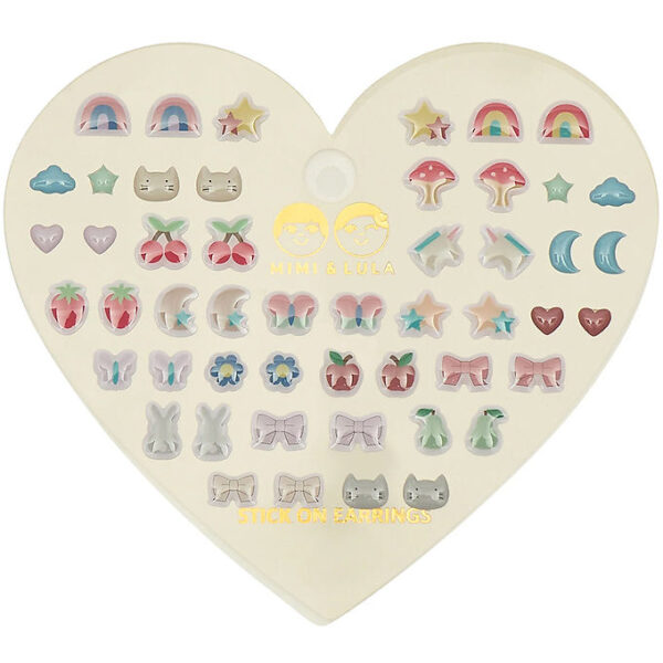 Mimi & Lula Øreringe - Stick-on - 50 stk. - Mixed Mimi & Lula Øreringe - Stick-on - 50 stk. - Mixed