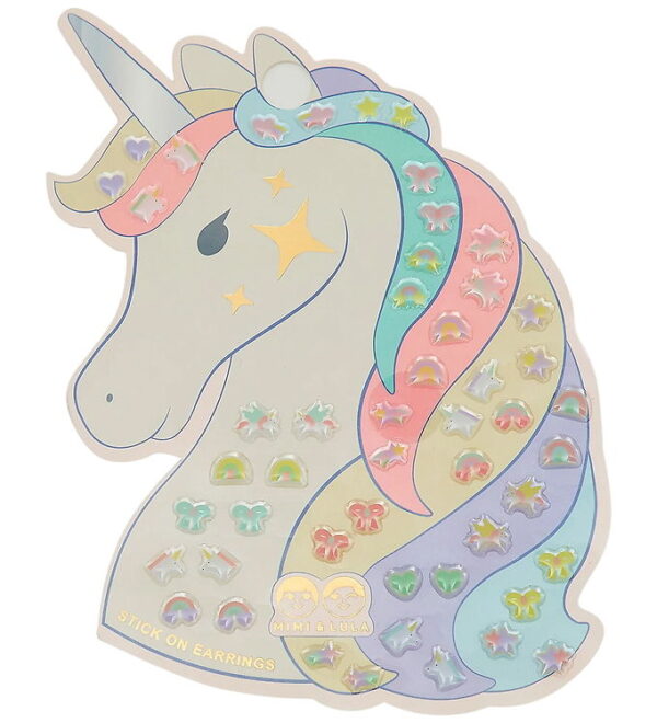 Mimi & Lula Øreringe - Stick-on - 50 stk. - My Little Unicorn