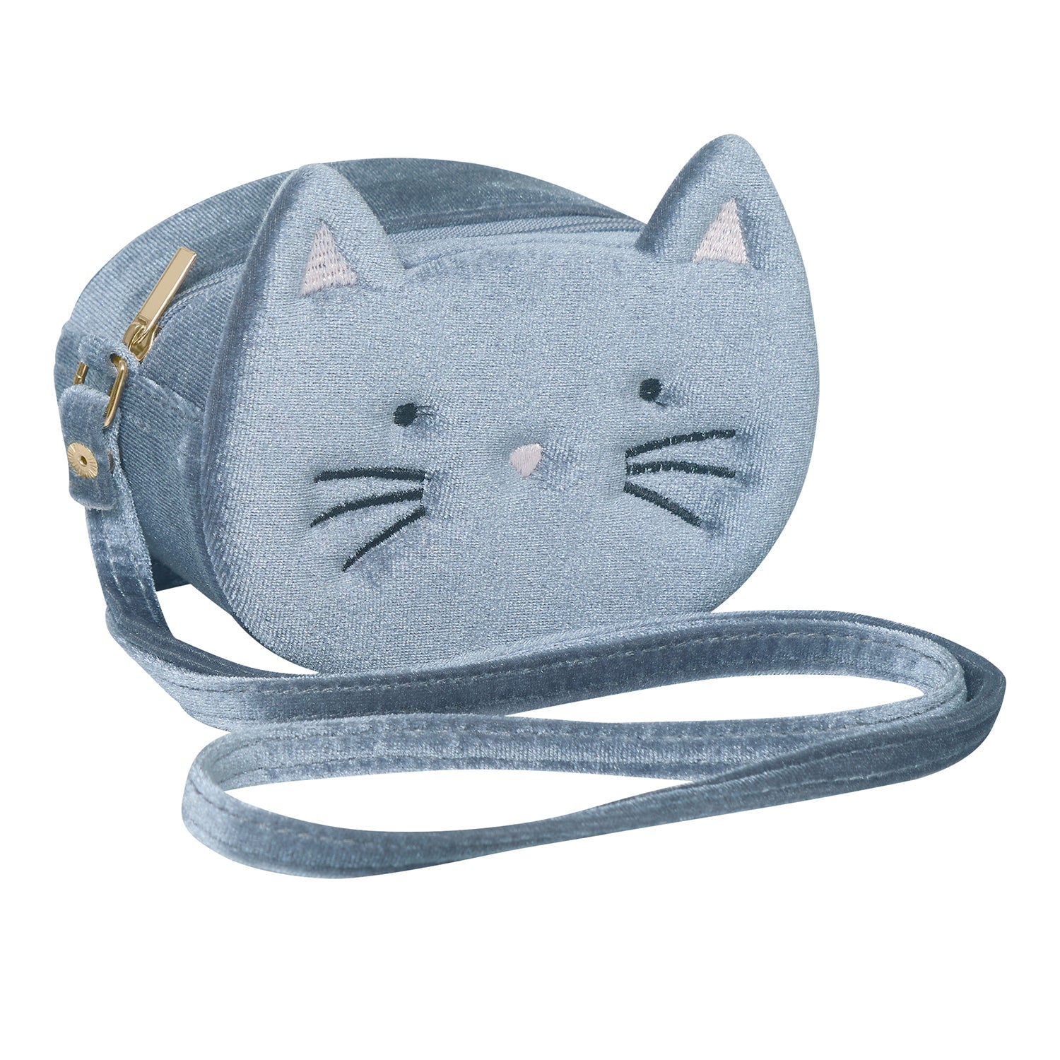 Mimi & Lula Skuldertaske - Grey Kitty Cat
