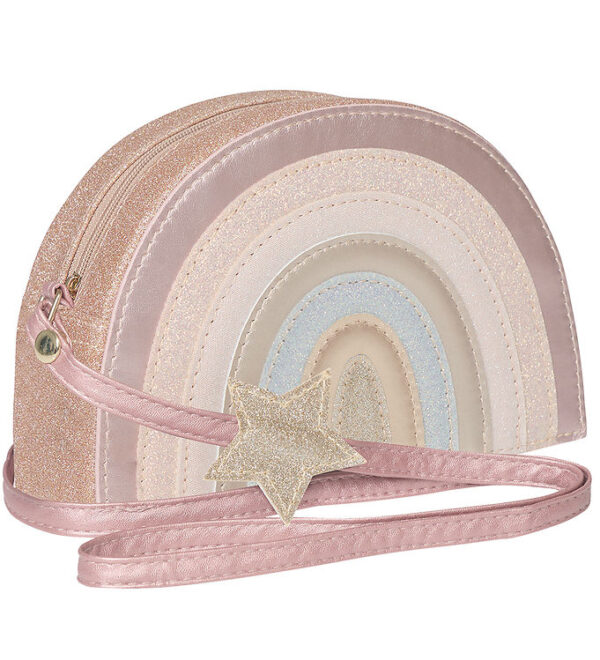 Mimi & Lula Skuldertaske - Pink Rainbow Enchanted