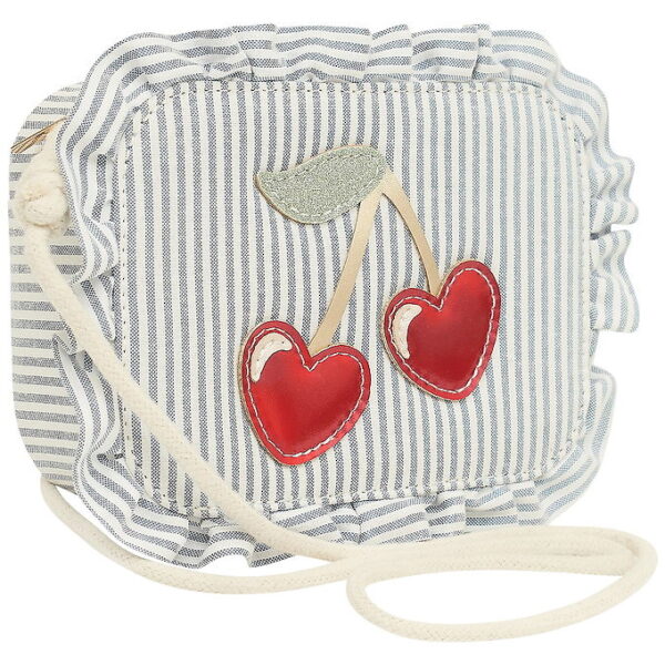 Mimi & Lula Skuldertaske - Striped Cherry Mon Cheri