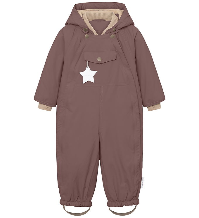 Mini A Ture Flyverdragt - MatWisti Fleece - Peppercorn Plum Mini A Ture Flyverdragt - MatWisti Fleece - Peppercorn Plum