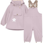 Mini A Ture Regntøj m. Seler - PU - MatWainis - Cloud Purple