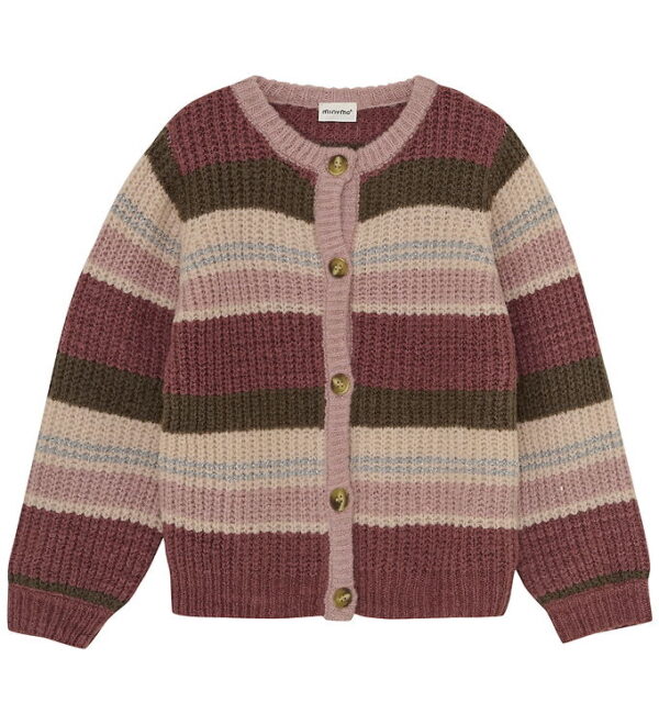 Minymo Cardigan - Strik - Woodrose