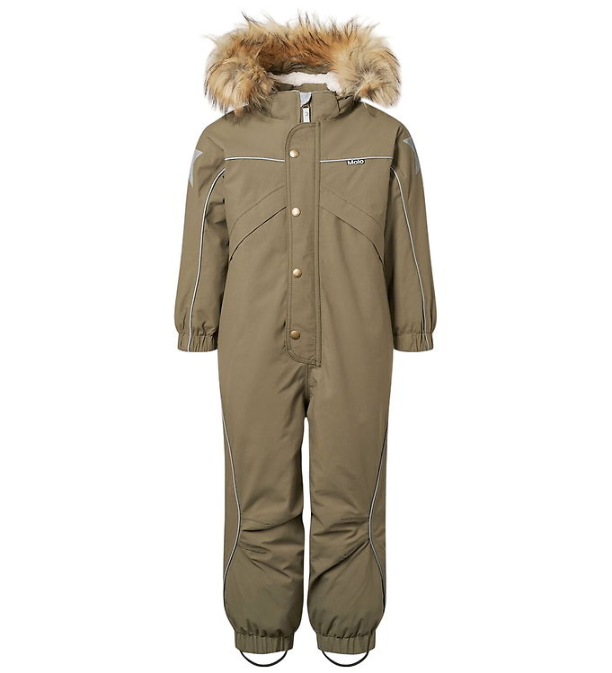 Molo Flyverdragt - Polaris Fur - Bark Green
