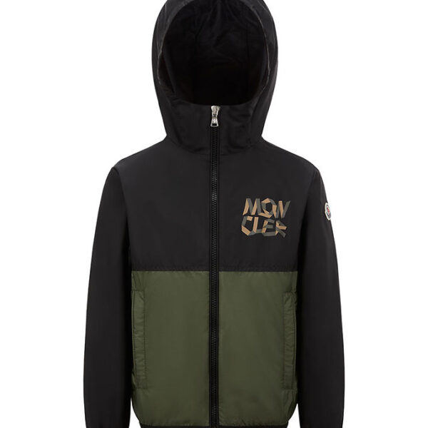 Moncler Jakke - Evert - Sort/Armygrøn
