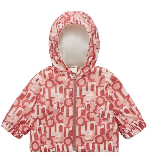 Moncler Jakke - Vernant - Rosa m. Print Moncler Jakke - Vernant - Rosa m. Print