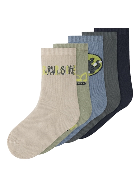 NAME IT 5-Pak Strømper Vagn Pumice Stone