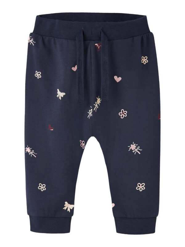 NAME IT Bukser Vandora Navy Blazer Flowers And Hearts