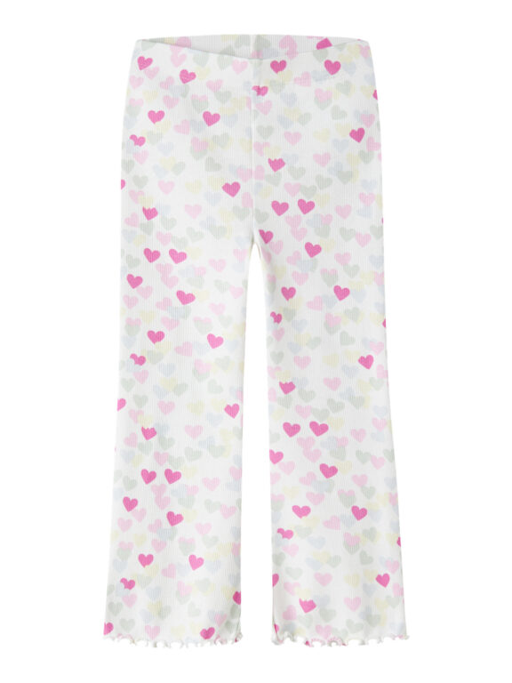 NAME IT Bukser Vemia Cloud Dancer Hearts