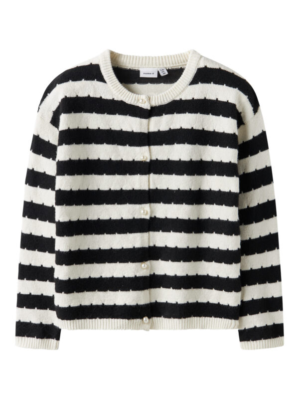 NAME IT Cardigan Loose Sylvea Cloud Dancer