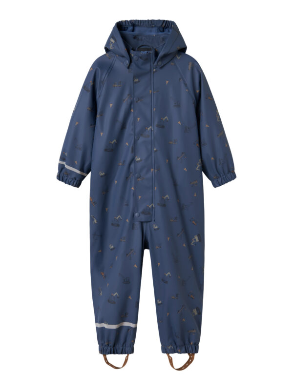 NAME IT Fleece Regn Dragt Dry10 Vintage Indigo