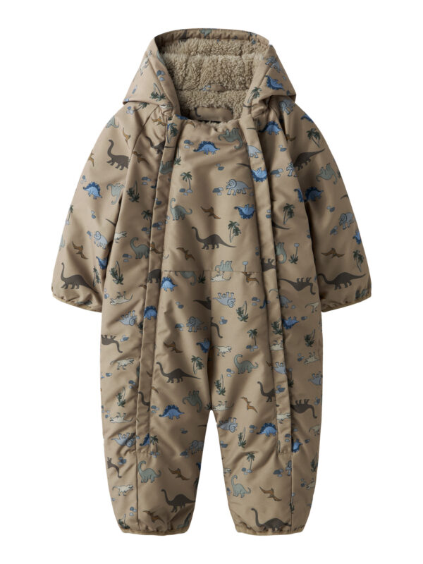 NAME IT Flyverdragt Snow05 Silver Mink