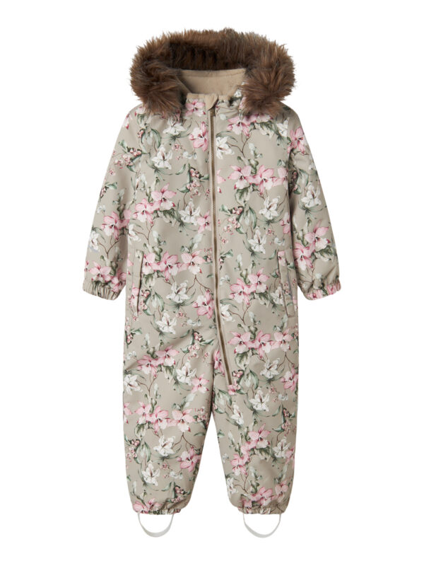 NAME IT Flyverdragt Snow10 Pure Cashmere Mellow Flower