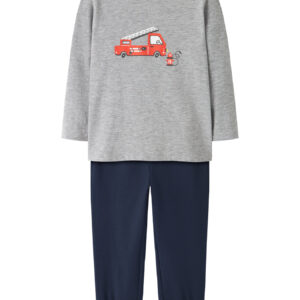 NAME IT Natsæt Grey Firetruck