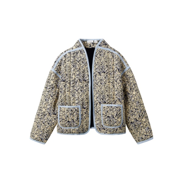 NAME IT Quiltet Jakke Tirulle Pastel Yellow