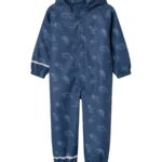 NAME IT Regndragt Dino Dark Denim