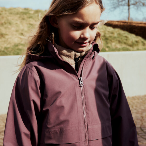 NAME IT Regnjakke Mizzle Plum Wine