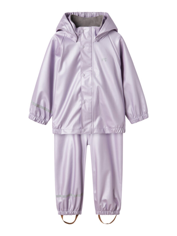 NAME IT Regntøj Dry10 Metallic Misty Lilac NAME IT Regntøj Dry10 Metallic Misty Lilac