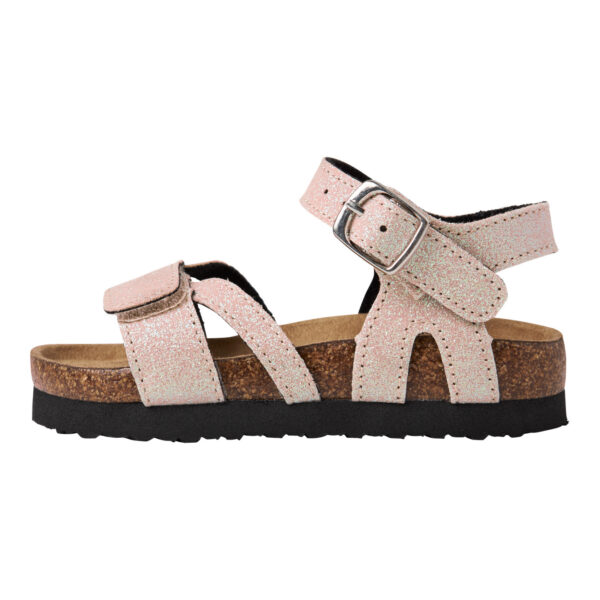 NAME IT Sandal Fiona Cloud Dancer Glitter