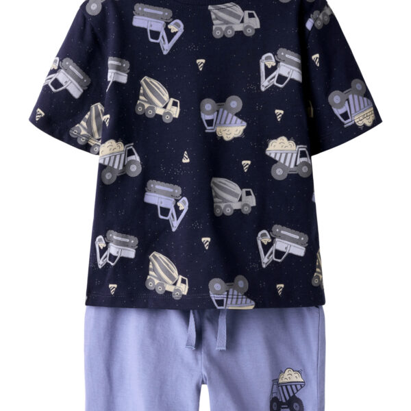 NAME IT Shorts og T-shirt Sæt Hector Navy Blazer