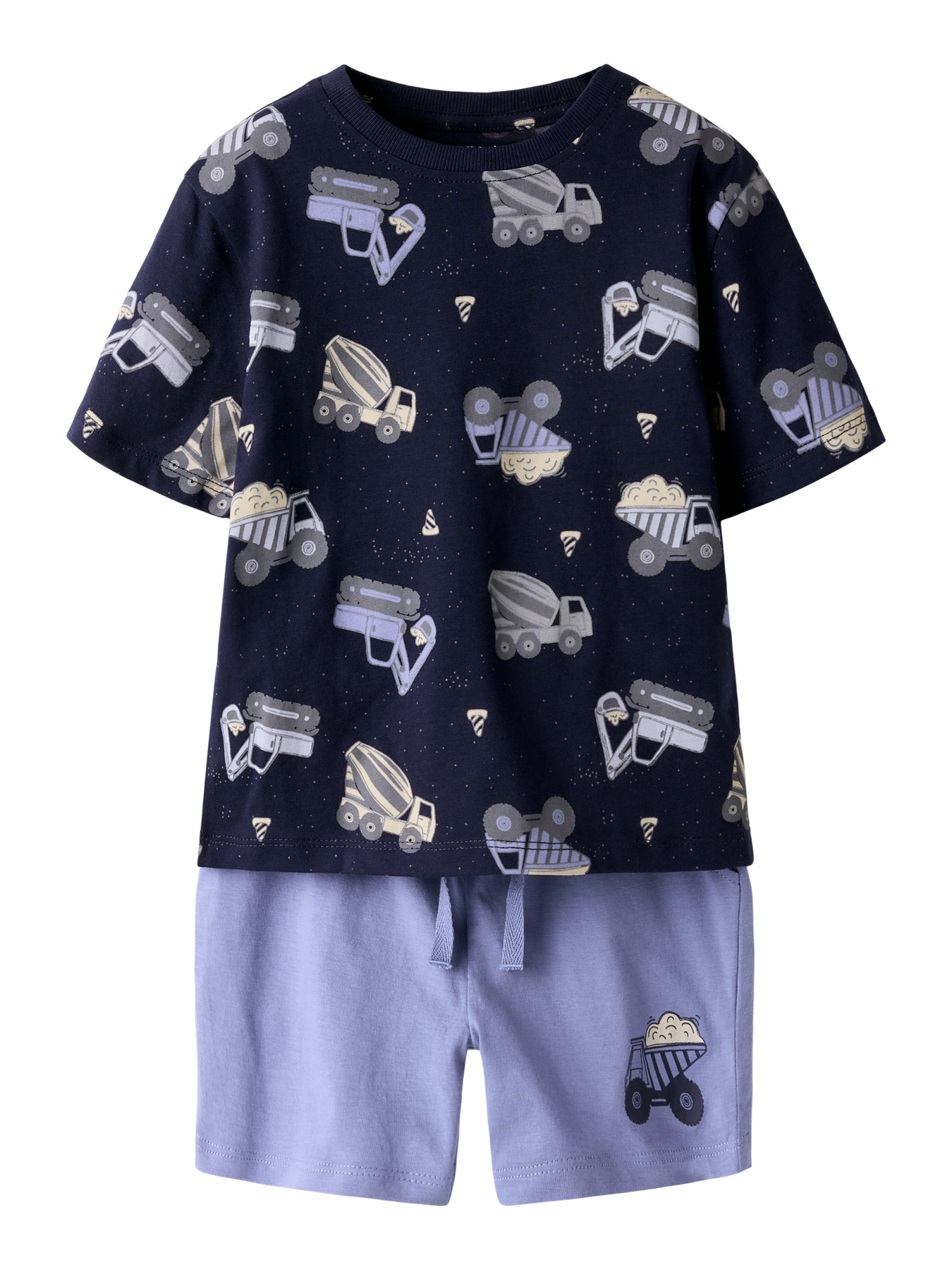 NAME IT Shorts og T-shirt Sæt Hector Navy Blazer