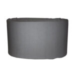 NM Nørgaard Madsen Sengerand Ensfarvet Grå