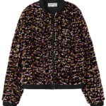 Name It Bomberjakke - NkfRunica - Gold Colour m. Palietter