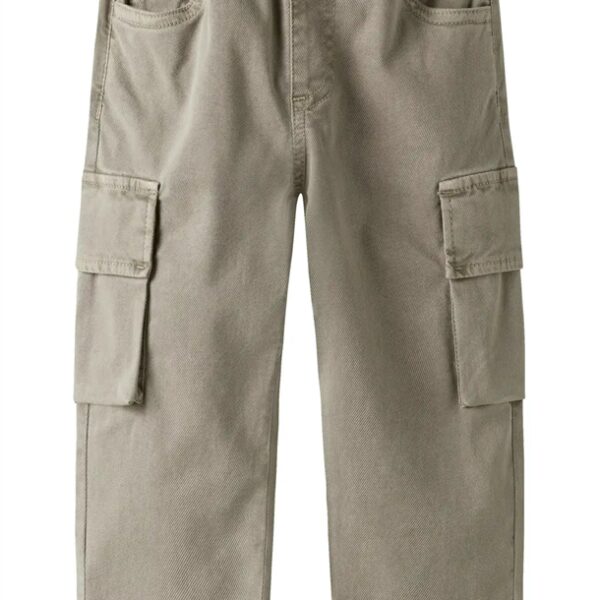 Name It Bukser - NMMBEN Tap Cargo Twi Pant 8950-PO Noos - Chinchilla