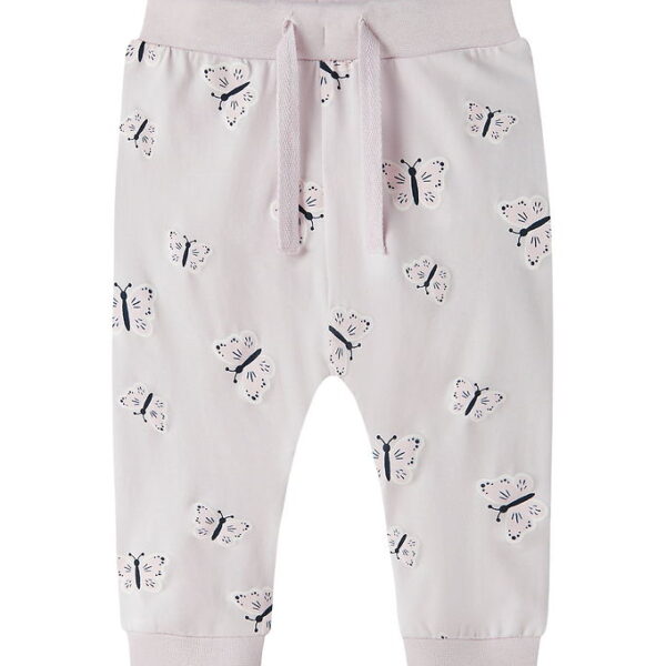 Name It Bukser - NbfVandora - Lavender Fog/Butterfly