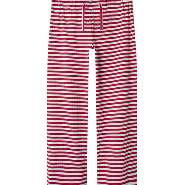 Name It Bukser - Noos - Rib - NkfSuraja - Lollipop m. Hvide Stri