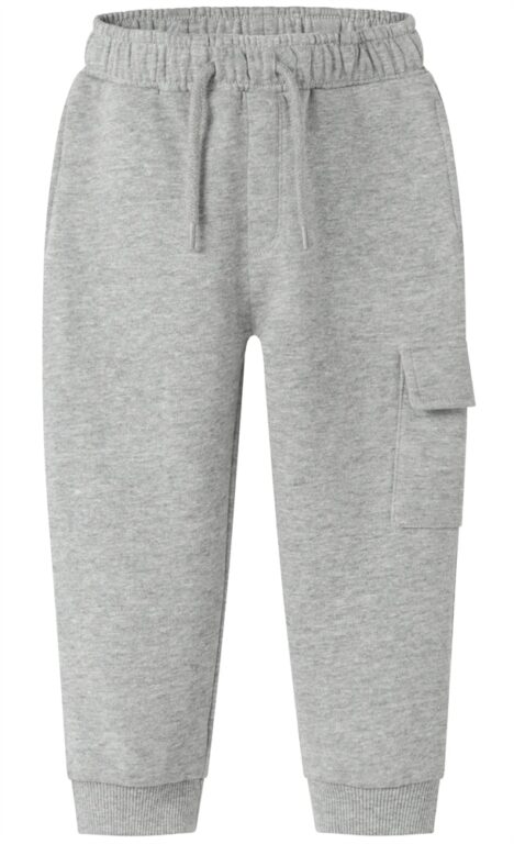 Name It Bukser - nmmNeil Sweat - Grey Melange