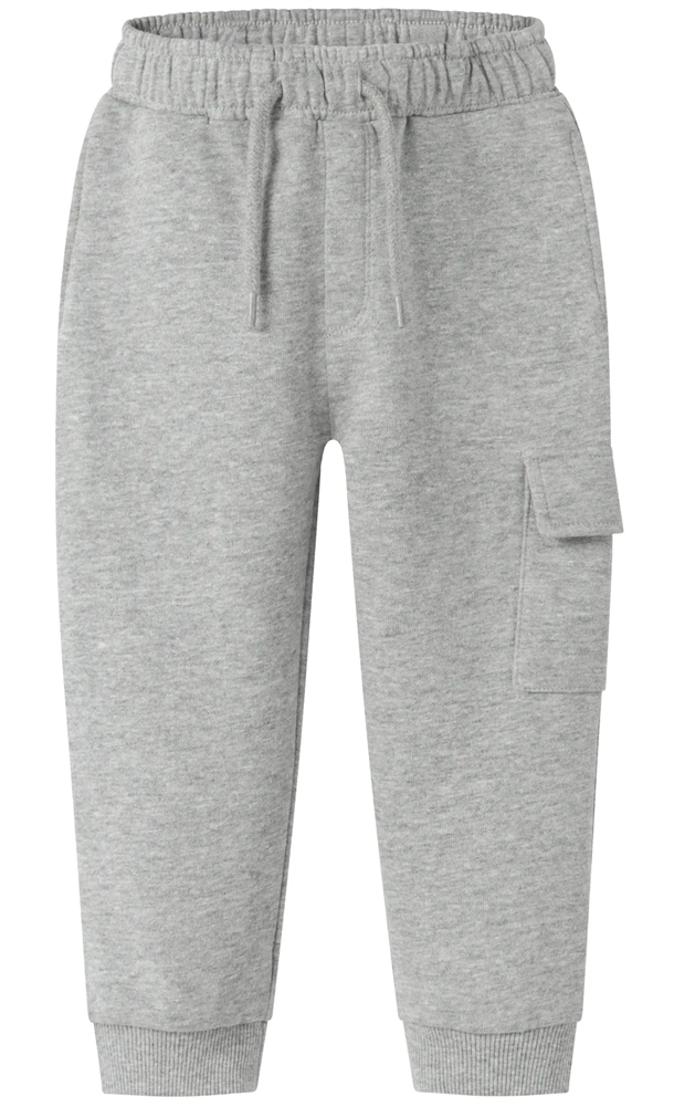 Name It Bukser - nmmNeil Sweat - Grey Melange