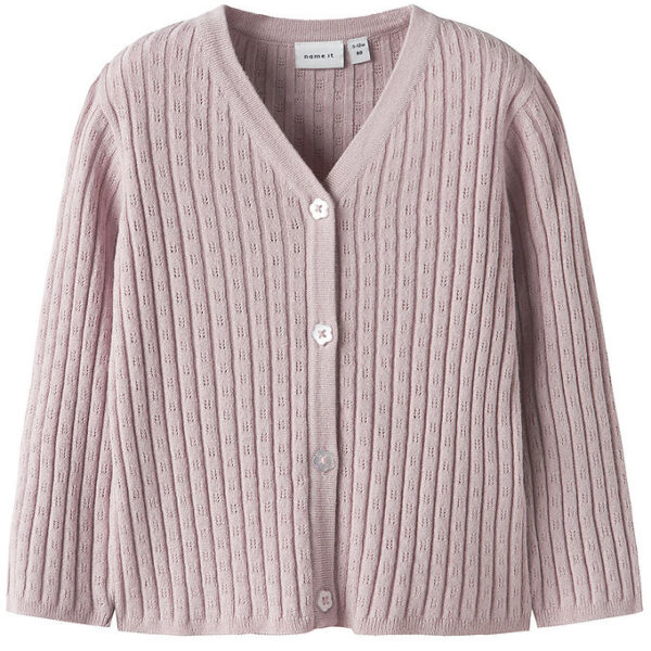 Name It Cardigan - Strik -NbfKind - Burnished Lilac