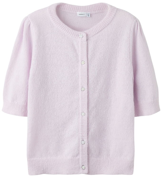 Name It Cardigan - Strik - NbfNabeth - Lavender Fog