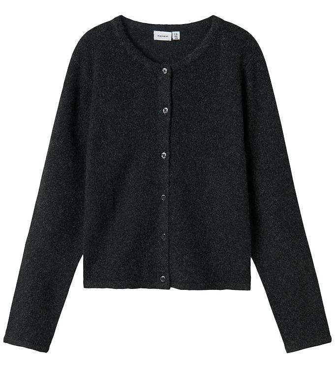 Name It Cardigan - Strik - NkfSaluna - Dark Grey Melange