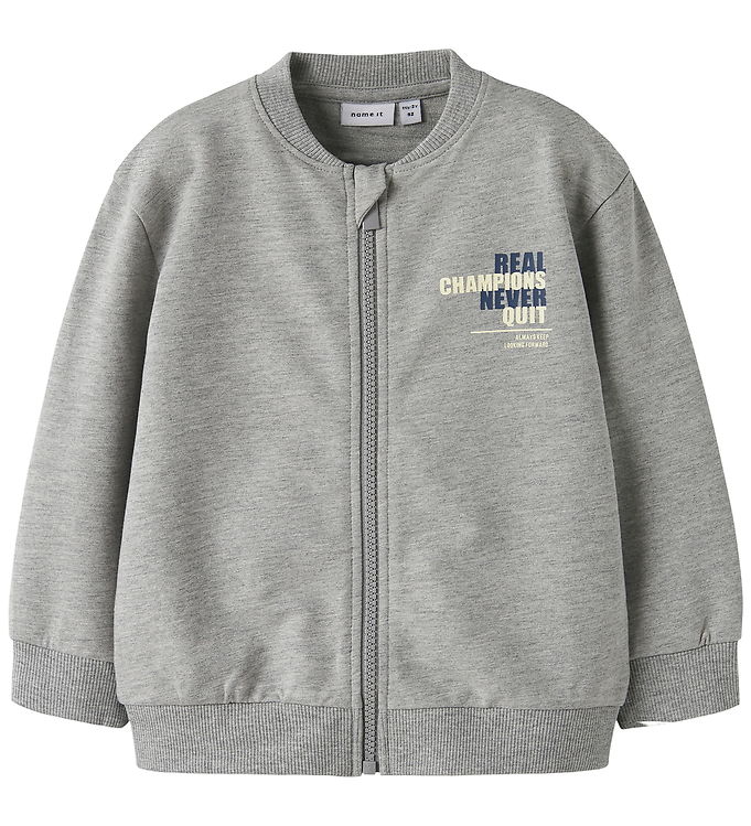 Name It Cardigan - Sweat - NmmDalm - Grey Melange