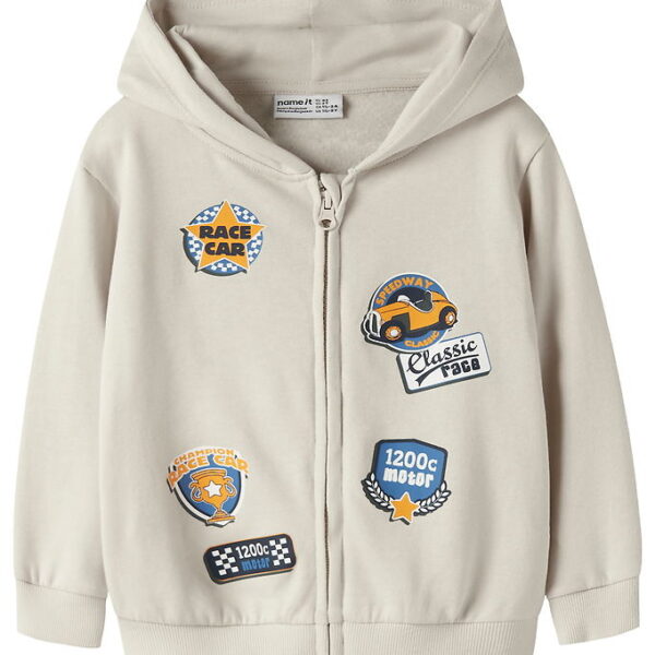 Name It Cardigan - Sweat - NmmVoltinus - Pumice Stone/Motor