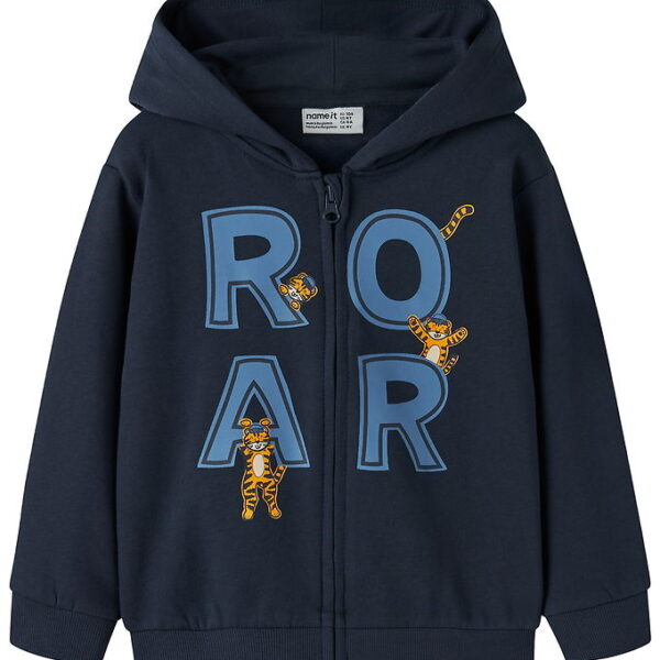 Name It Cardigan m. Hætte - NmmVoltinus - Navy Blazer/Raor