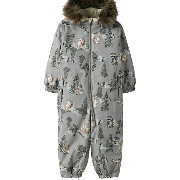 Name It Flyverdragt - NmnSnow10 - Ultimate Grey/Woodland Name It Flyverdragt - NmnSnow10 - Ultimate Grey/Woodland