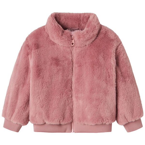 Name It Jakke - Imiteret Pels - NmfMila - Lilas