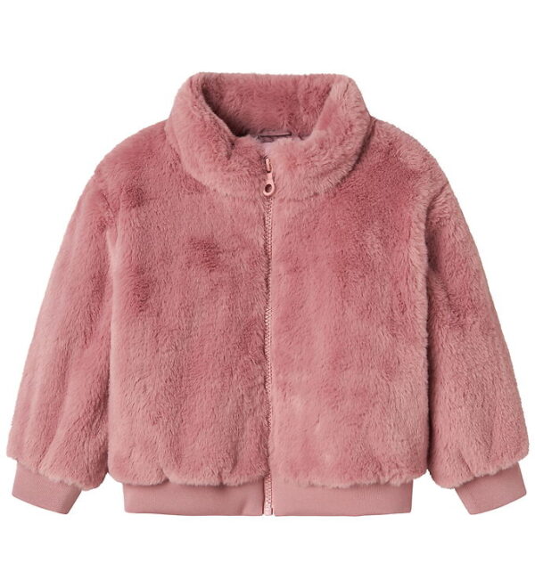 Name It Jakke - Imiteret Pels - NmfMila - Lilas