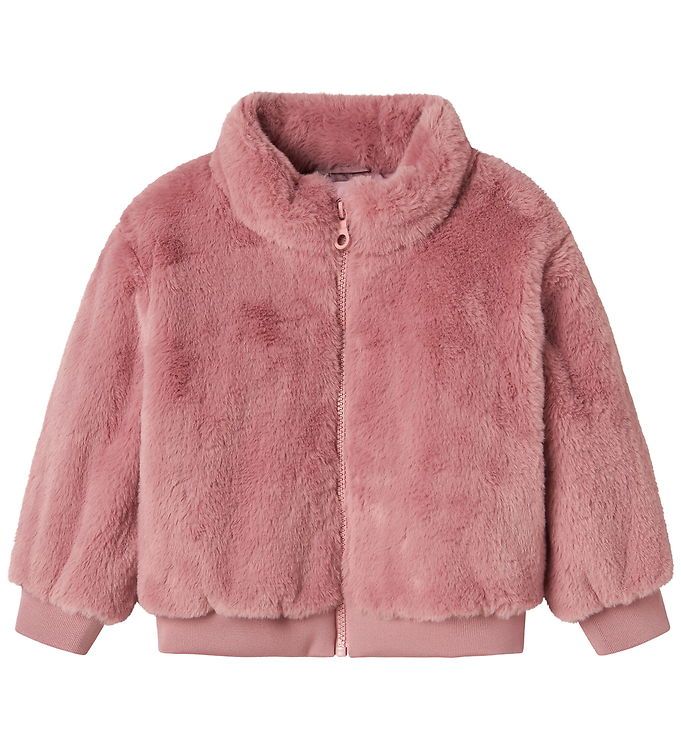 Name It Jakke - Imiteret Pels - NmfMila - Lilas