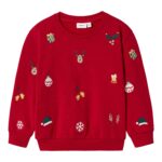 Name It Kringle Sweat shirt - Jester Red - 86 cm